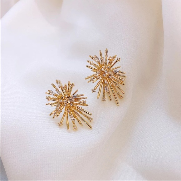 New Firework Stud Earrings - Picture 2 of 6